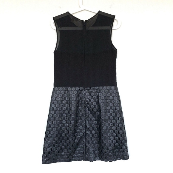 Banana Republic Black Coated Sheer Lace Dress - Picture 6 of 8